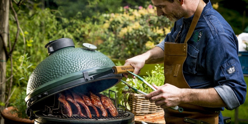 Ribben og stegestativ, stor - Big Green Egg Ribben og stegestativ, stor - Big Green Egg