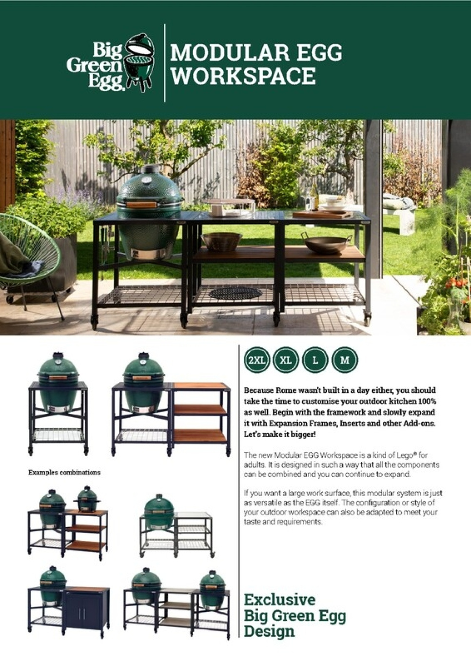 Modular Nest, tilbehør - Big Green Egg