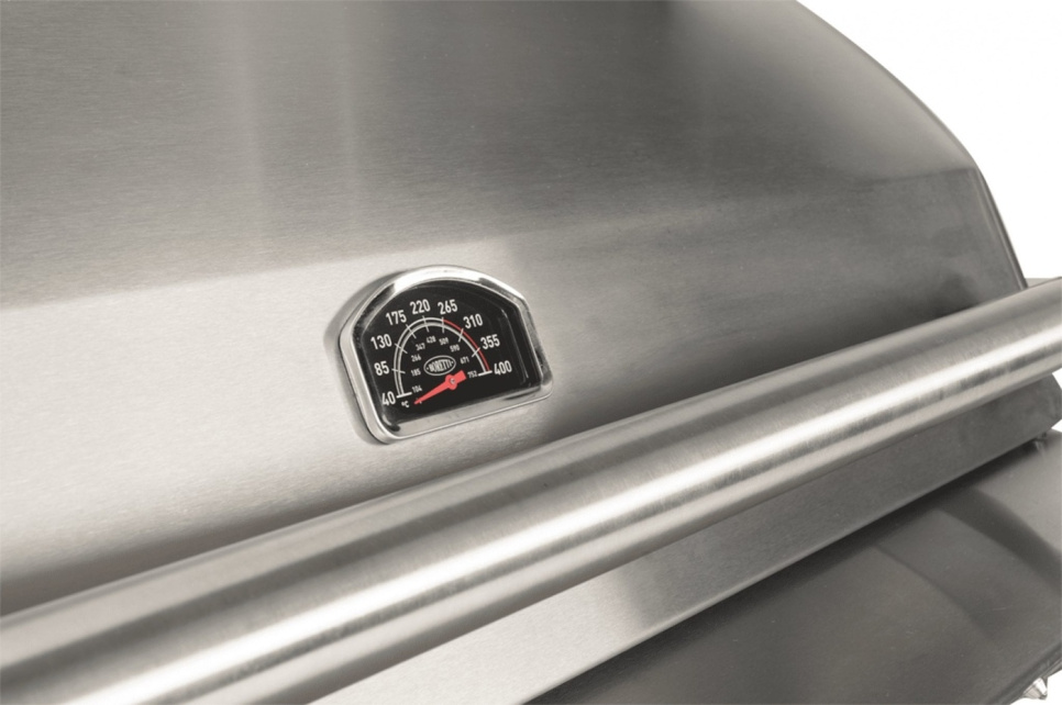 Luciano, rustfri gasgrill med køleskab - Boretti