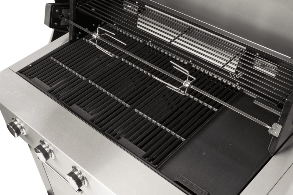 Luciano, rustfri gasgrill med køleskab - Boretti