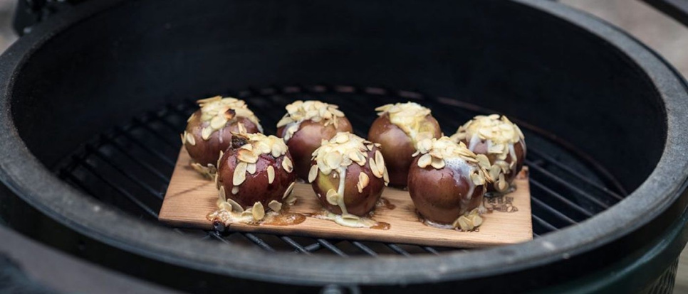 Grillplanke med alsmag - Big Green Egg