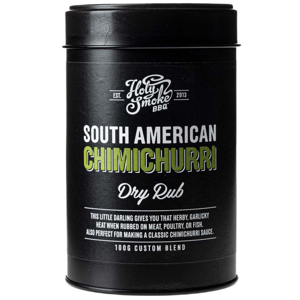 Chimichurri, Dry Rub, 100 g - Holy Smoke BBQ i gruppen Madlavning / Krydderier & Smagsstoffer / Krydderier hos The Kitchen Lab (1282-28160)