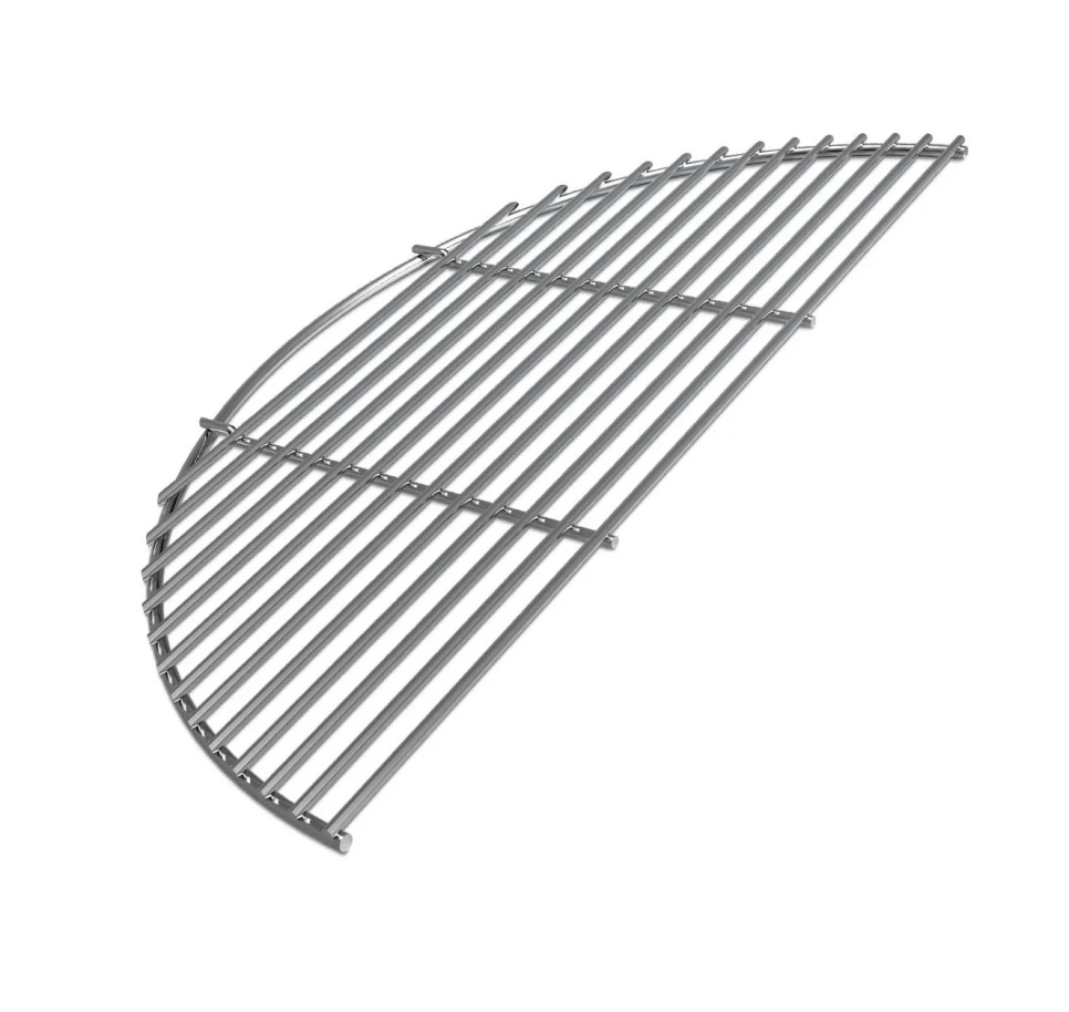 Halvmåneformet grillrist i rustfrit stål, Medium - Big Green Egg i gruppen Grill, komfurer & ovne / Grill tilbehør / Grillrist hos The Kitchen Lab (1282-35171)