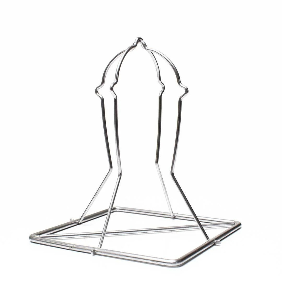 Foldbar Beer Can Chicken-holder - Big Green Egg i gruppen Grill, komfurer & ovne / Grill tilbehør / Andet grilltilbehør hos The Kitchen Lab (1282-35179)