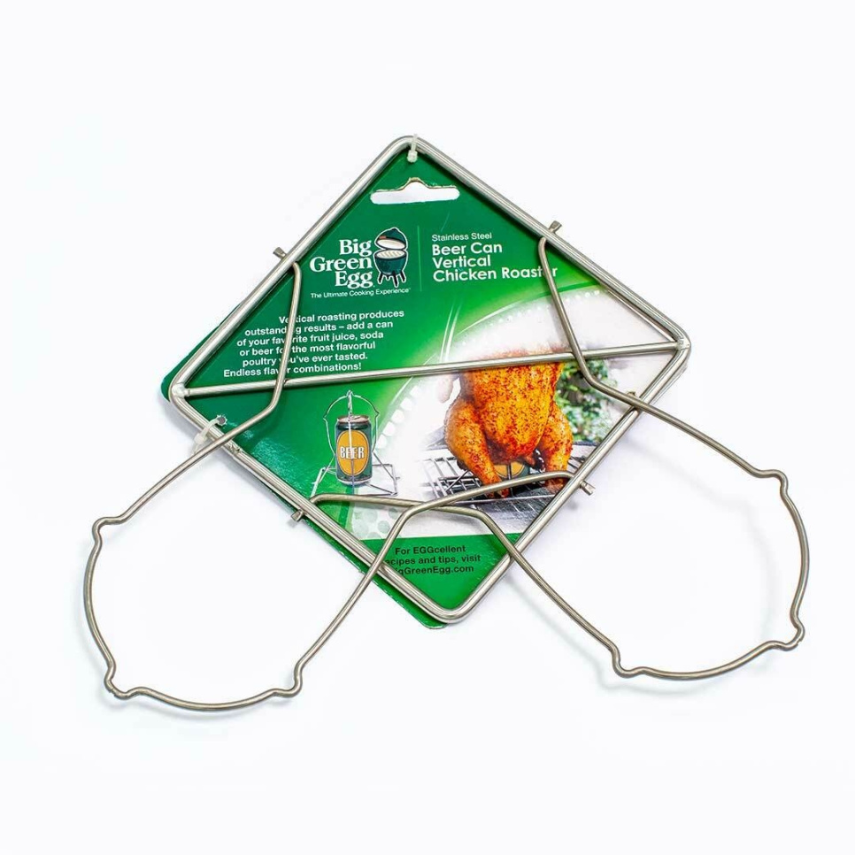 Foldbar Beer Can Chicken-holder - Big Green Egg