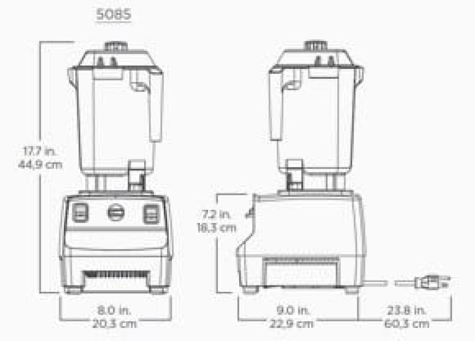 Blender Barboss Advance Vitamix Commercial Køb online KitchenLab