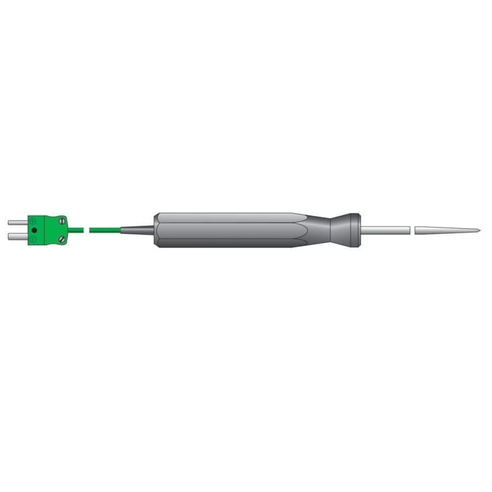 Standardsonde med K-stik, 3,3 mm - ETI i gruppen Madlavning / Termometer og Målere / Køkken termometre / Stegetermometre hos The Kitchen Lab (1284-14505)