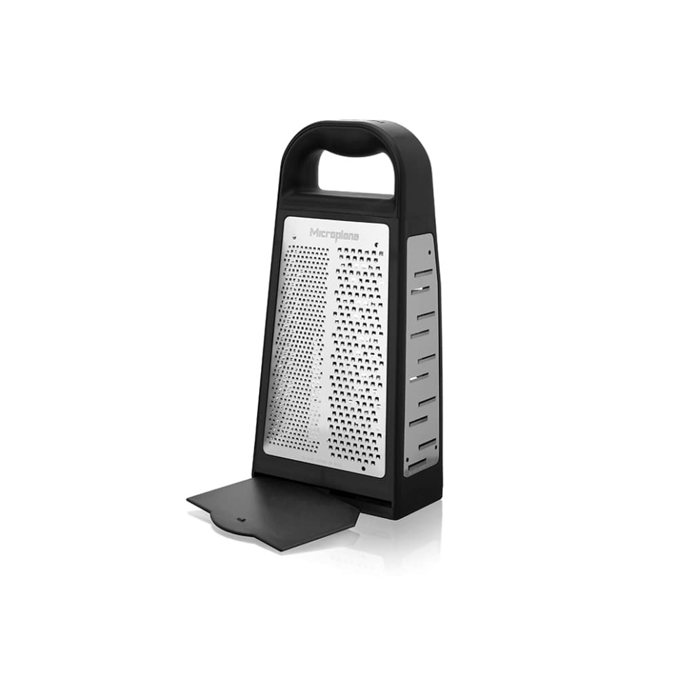 Firesidede æskeribber med opsamling - Microplane