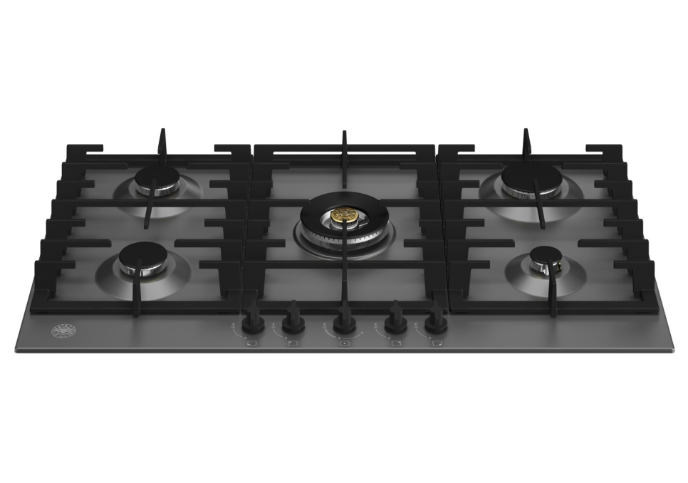 Matsort, gasblus, 90 cm, Moderne - Bertazzoni i gruppen Grill, komfurer & ovne / Komfurer / Gas- og induktions kogeplader hos The Kitchen Lab (1403-20782)