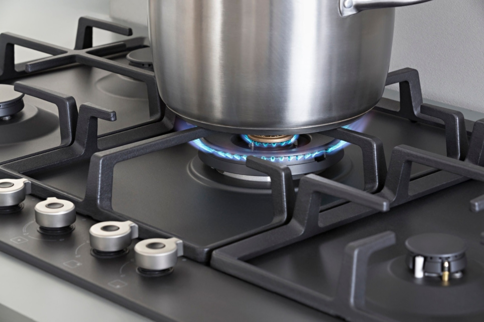 Gaskomfur Professional, 60 cm, Mat sort - Bertazzoni Gaskomfur Professional, 60 cm, Mat sort - Bertazzoni