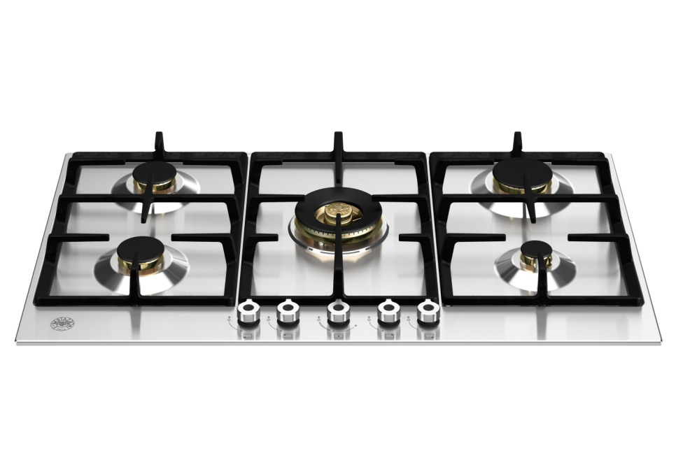 Gaskomfur Professional, 60 cm, Rustfrit stål - Bertazzoni i gruppen Grill, komfurer & ovne / Komfurer / Gas- og induktions kogeplader hos The Kitchen Lab (1403-20785)