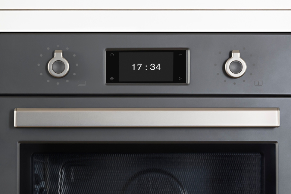 Indbygningsovn Professional med pyrolyse, 60 cm, Carbonio - Bertazzoni Indbygningsovn Professional med pyrolyse, 60 cm, Carbonio - Bertazzoni