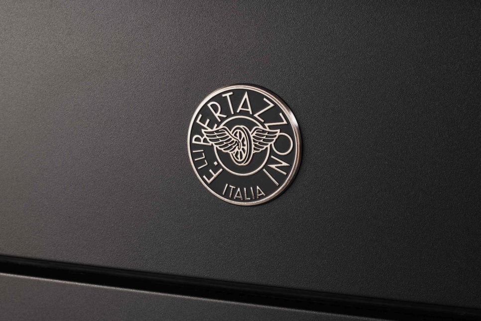 Induktionskogeplade Heritage, 90 cm, model C, 5 Zoner, Dobbelt ovn, Mat sort - Bertazzoni