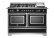 Gasspis Heritage, 120 cm, 6 brännare + stekbord, 2 ugnar, Mattsvart - Bertazzoni