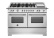 Gasspis Heritage, 120 cm, 6 brännare + stekbord, 2 ugnar, Rostfri - Bertazzoni