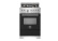 Gasspis Master, 60 cm, 4 brännare, 1 ugn, Mattsvart - Bertazzoni