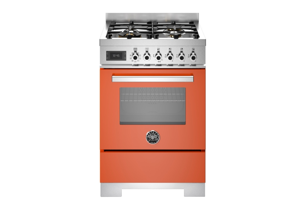 Gasspis Professional, 60 cm, 4 brännare, 1 ugn, Orange - Bertazzoni i gruppen Grill, komfurer & ovne / Komfurer / Gaskomfurer hos The Kitchen Lab (1403-34206)
