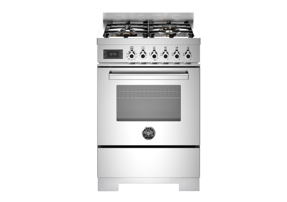 Gasspis Professional, 60 cm, 4 brännare, 1 ugn, Rostfri - Bertazzoni i gruppen Grill, komfurer & ovne / Komfurer / Gaskomfurer hos The Kitchen Lab (1403-34207)