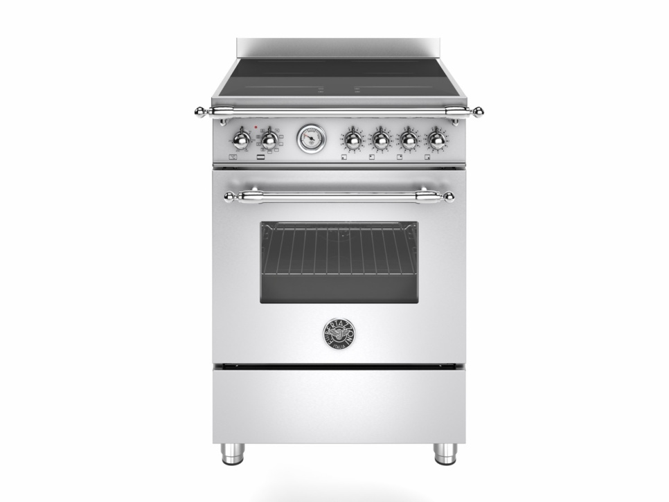 Induktionsspis Heritage, 60 cm, 4 zoner, 1 ugn, Rostfri - Bertazzoni i gruppen Grill, komfurer & ovne / Komfurer / Induktionskomfurer hos The Kitchen Lab (1403-34234)