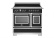 Induktionsspis Heritage, 90 cm, 5 zoner, 2 ugnar, Mattsvart - Bertazzoni