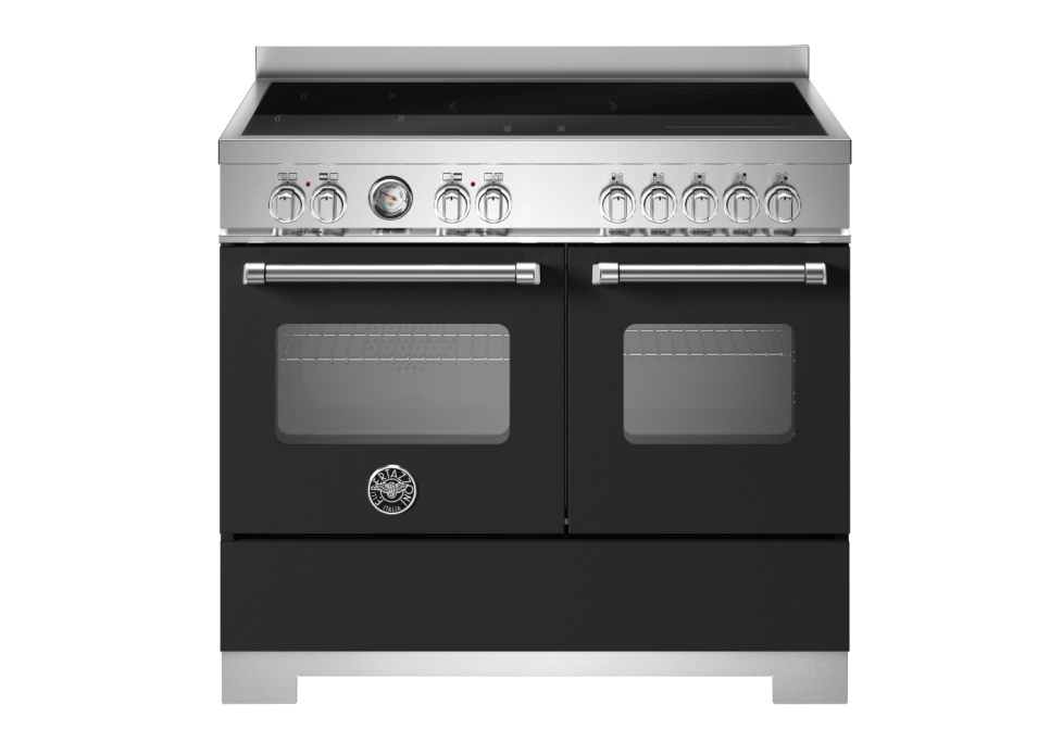 Induktionsspis Master, 100 cm, 5 zoner, 2 ugnar, Mattsvart - Bertazzoni i gruppen Grill, komfurer & ovne / Komfurer / Induktionskomfurer hos The Kitchen Lab (1403-34242)