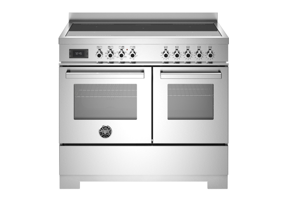Induktionsspis Professional, 100 cm, 5 zoner, 2 ugnar, Rostfri - Bertazzoni i gruppen Grill, komfurer & ovne / Komfurer / Induktionskomfurer hos The Kitchen Lab (1403-34251)