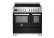 Induktionsspis Professional, 90 cm, 5 zoner, 2 ugnar, Svart - Bertazzoni