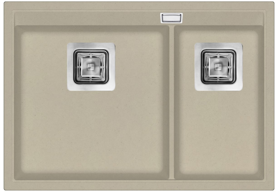 Komposit dobbelt vask - Delicia SQD150