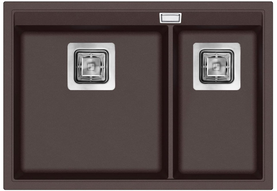 Komposit dobbelt vask - Delicia SQD150