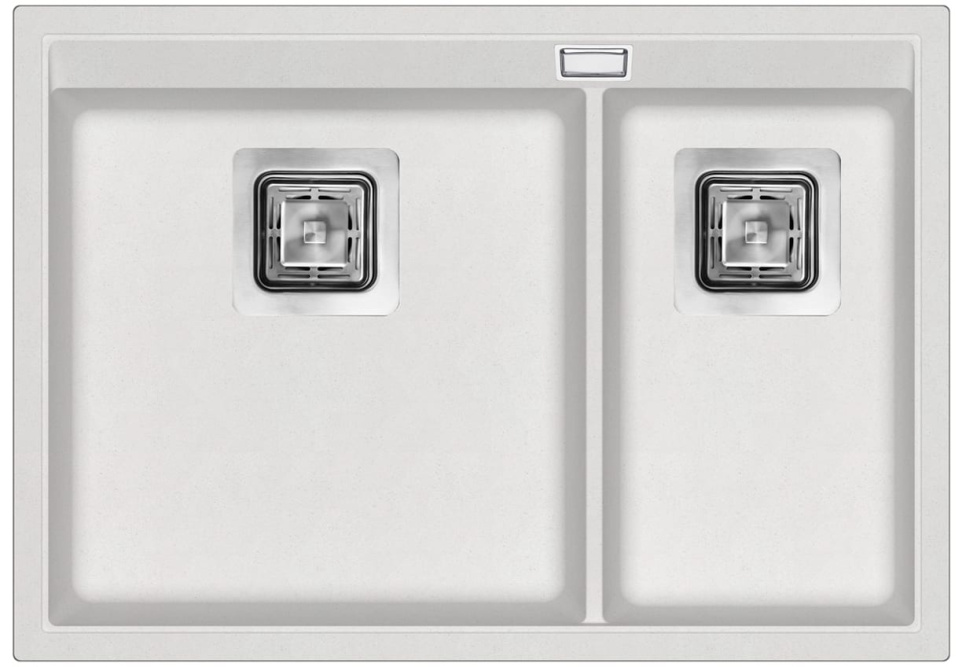 Komposit dobbelt vask - Delicia SQD150