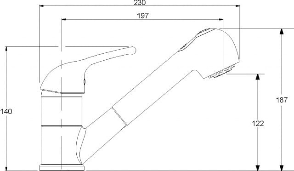 Håndvaskarmatur 2581 Håndvaskarmatur 2581