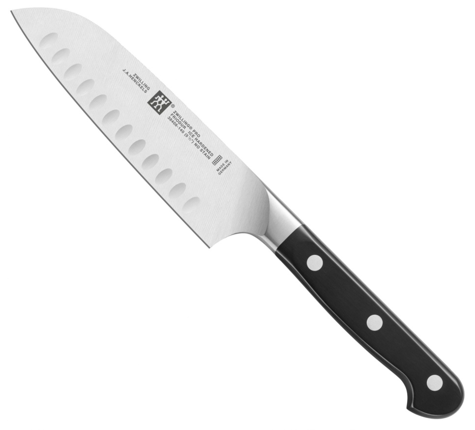 Olivenmalet Santoku kniv, 14cm - Zwilling Pro i gruppen Madlavning / Køkkenknive / Santoku knive hos The Kitchen Lab (1418-12876)