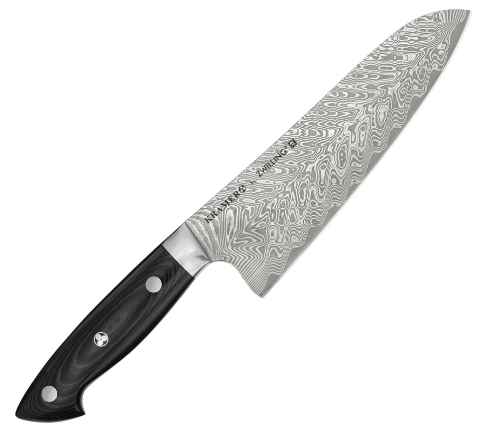 Bob Kramer Damaskus Santoku kniv, 18 cm i gruppen Madlavning / Køkkenknive / Santoku knive hos The Kitchen Lab (1418-12893)