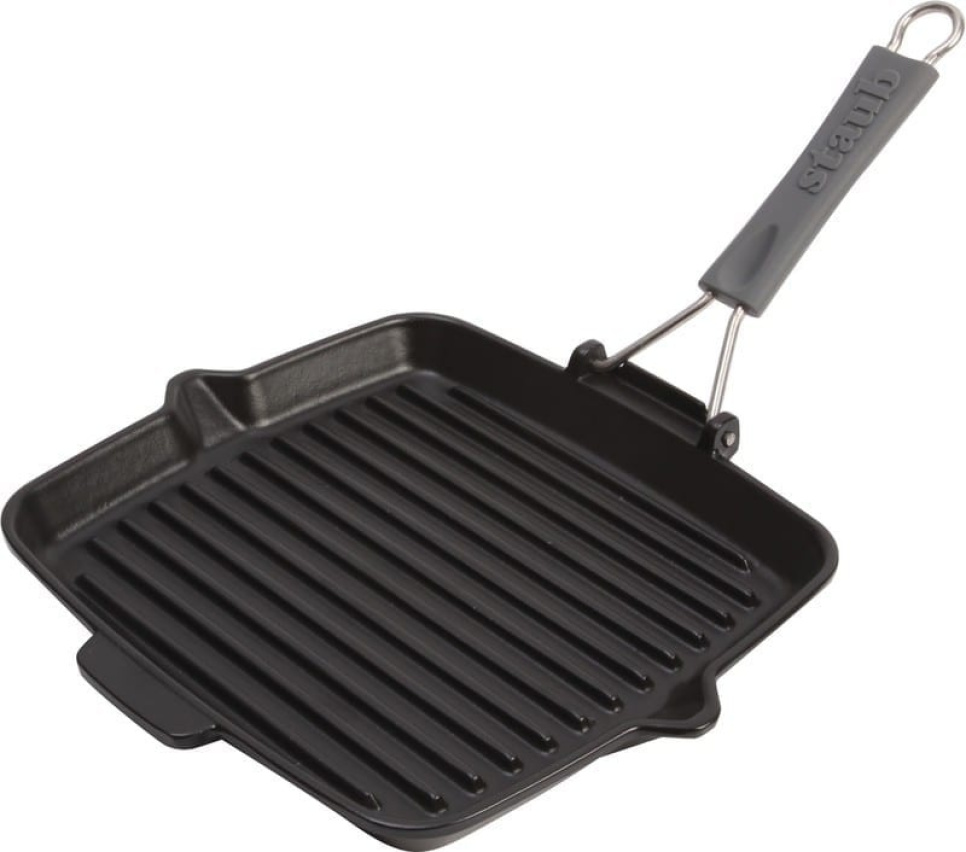 Støbejernsgrillpande, 24x24 cm - Staub i gruppen Madlavning / Stegepande / Grillpander hos The Kitchen Lab (1418-12932)