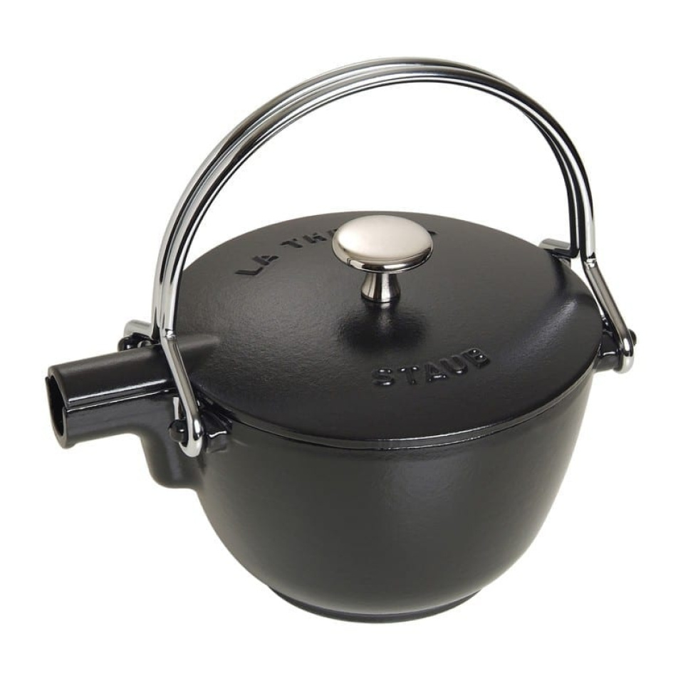 Støbejern tekande, 1,15 liter, sort - Staub i gruppen Te & Kaffe / Te / tekander hos The Kitchen Lab (1418-12961)