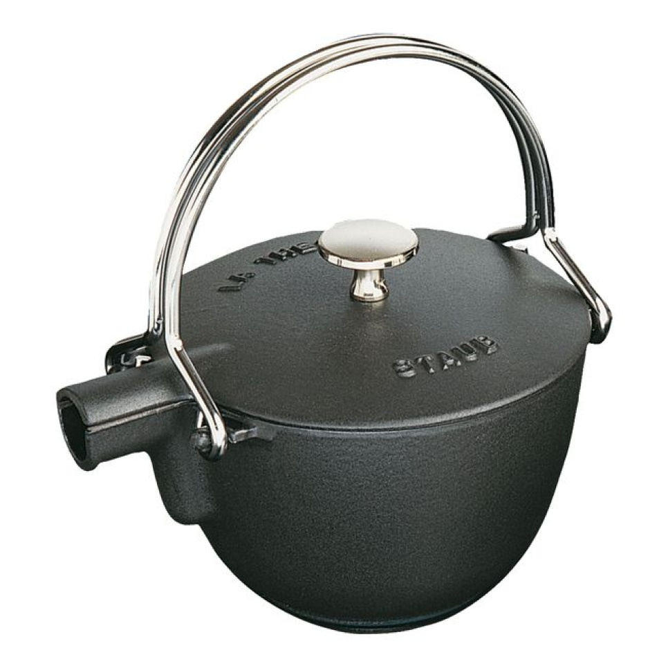 Tekande i Støbejern, 1,15 liter, Sort - Staub i gruppen Te & Kaffe / Te / tekander hos The Kitchen Lab (1418-12961)