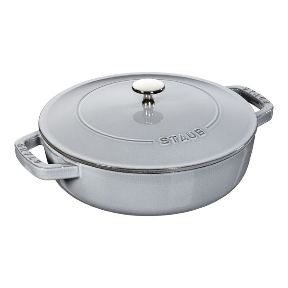 Sauterpande, Chistera, Grå - Staub - 24 cm i gruppen Madlavning / Stegepande / Sauterpande hos The Kitchen Lab (1418-13065)