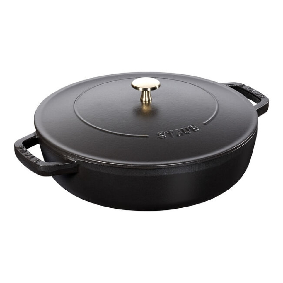 Sauterpande, Chistera, Sort - Staub - 28 cm i gruppen Madlavning / Stegepande / Sauterpande hos The Kitchen Lab (1418-13072)