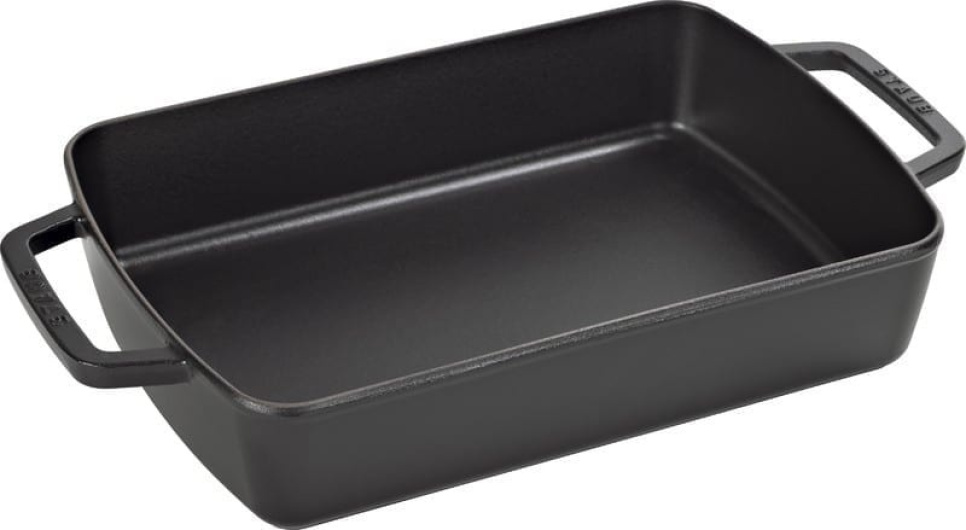 Støbejernsbageform, 30x20 cm, sort - Staub i gruppen Madlavning / Forme & Bakker / Ovnfast forme hos The Kitchen Lab (1418-13098)