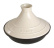Tajine i støbejern, 28 cm, sort/creme - Staub Tajine i støbejern, 28 cm, sort/creme - Staub