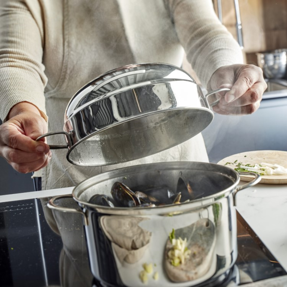 Praktisk Skole lærer Slumber Muslingegryde, 20 cm 3 liter, Resto - Demeyere - Køb online | KitchenLab