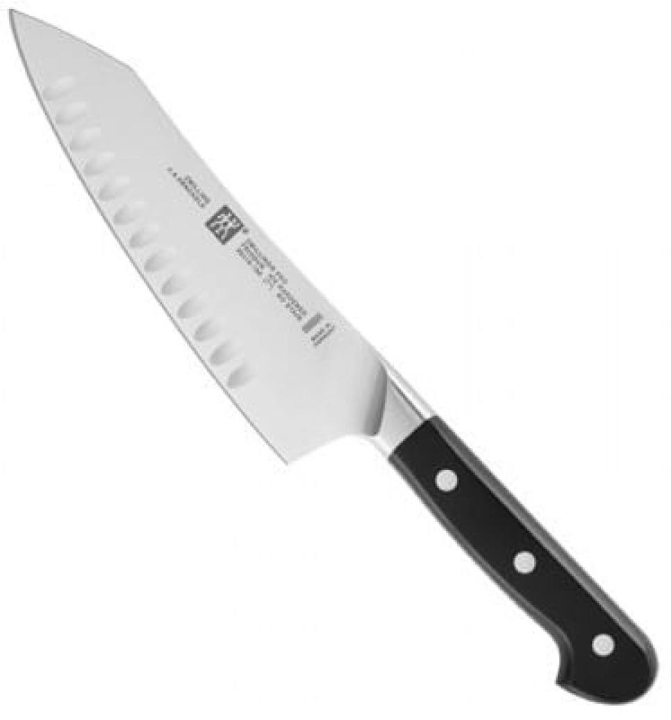 Gynge Santoku kniv, Olivenslebet 18 cm - Zwilling Pro i gruppen Madlavning / Køkkenknive / Santoku knive hos The Kitchen Lab (1418-14081)
