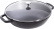 Wok med glaslåg, sort - Staub Wok med glaslåg, sort - Staub