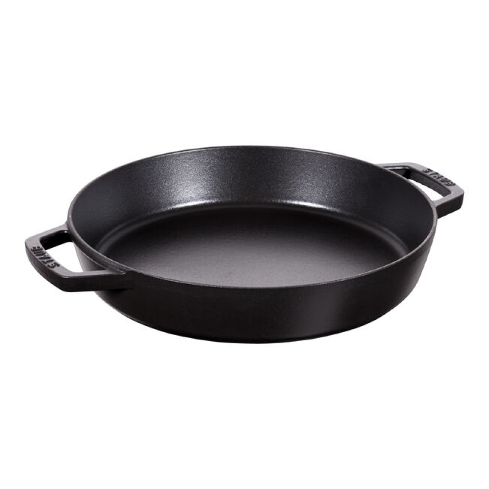 Stegepande med To Håndtag, Sort - Staub i gruppen Madlavning / Stegepande / Stegepander hos The Kitchen Lab (1418-17682)