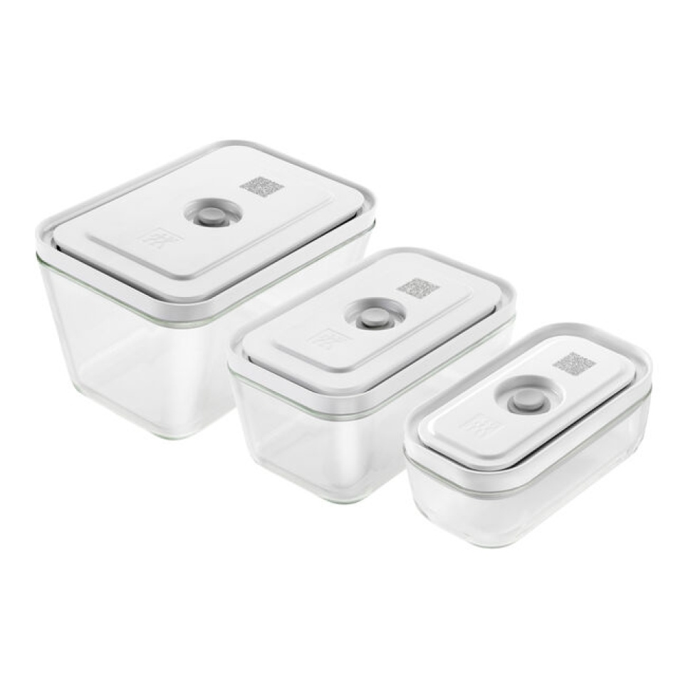 Vakuumbeholder i Borosilikatglas, Fresh & Save, 3-pak - Zwilling i gruppen Madlavning / Køkkenredskaber / Opbevaring hos The Kitchen Lab (1418-27400)