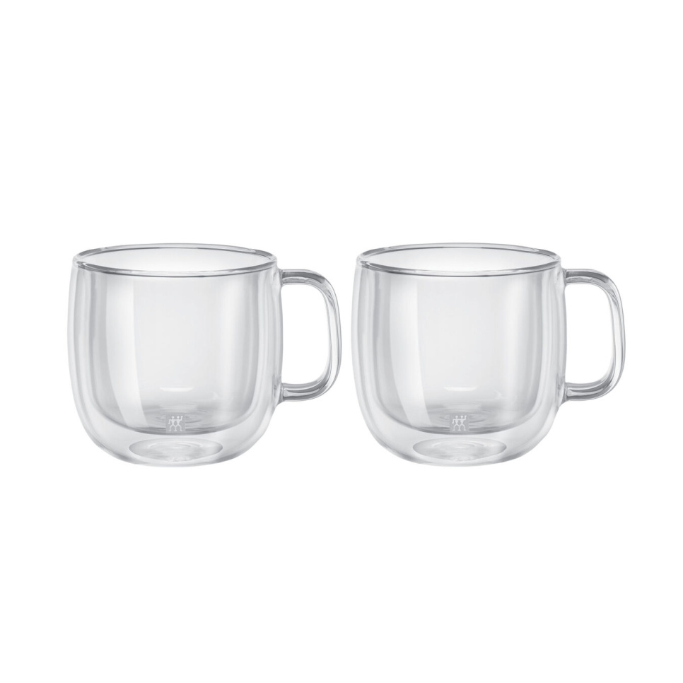 Cappuccino Cup/Tea Cup i dobbeltvægglas, 2-pack, Sorrento - Zwilling i gruppen Te & Kaffe / Kaffe tilbehør / Kaffekopper hos The Kitchen Lab (1418-27413)