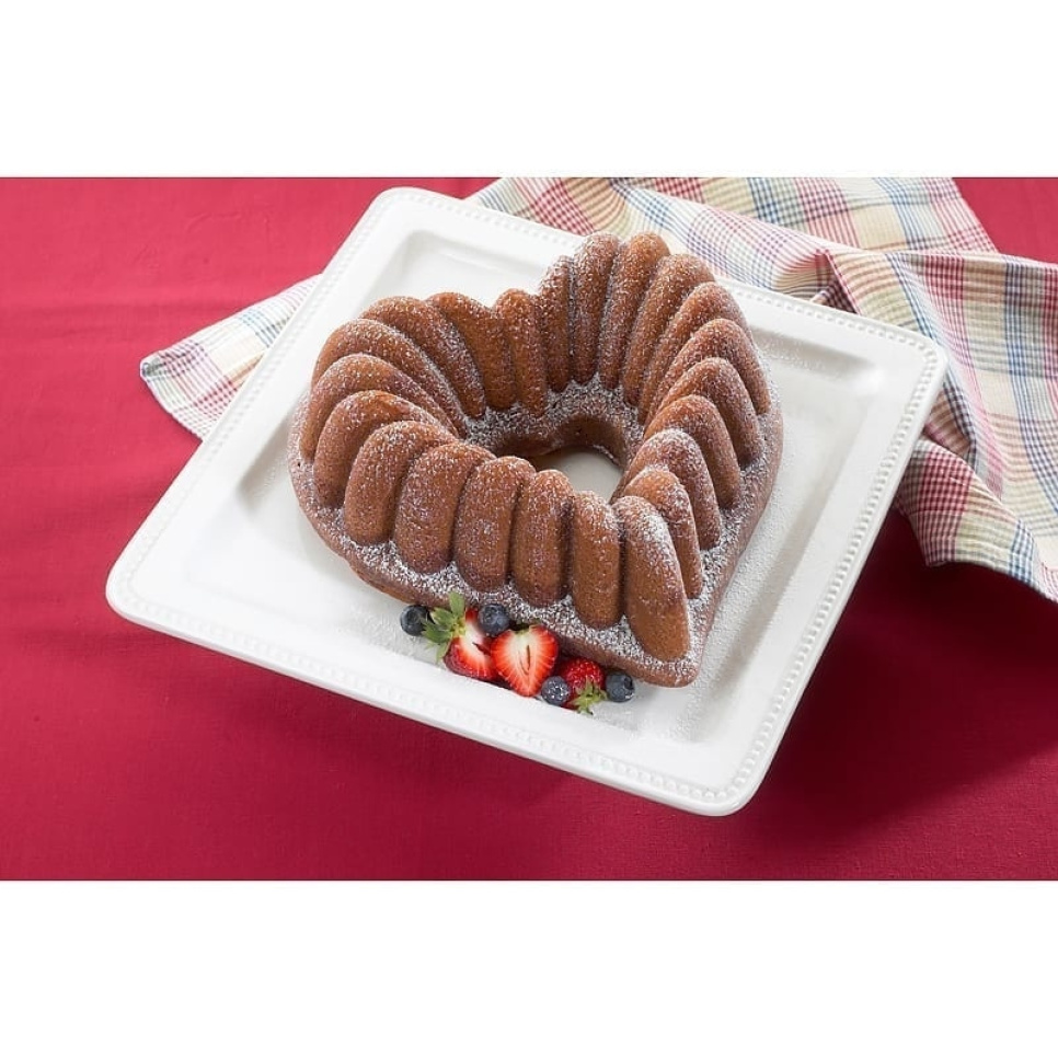 Bageform, Elegant Heart Bundt - Nordic Ware