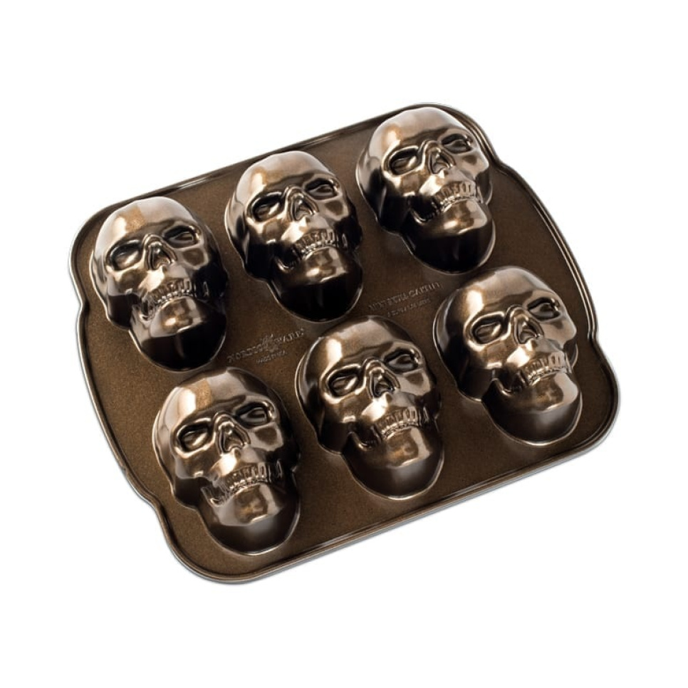 Bageform Skull Cakelet - Nordic Ware i gruppen Bagning / Bageforme / Bageforme hos The Kitchen Lab (1422-14040)