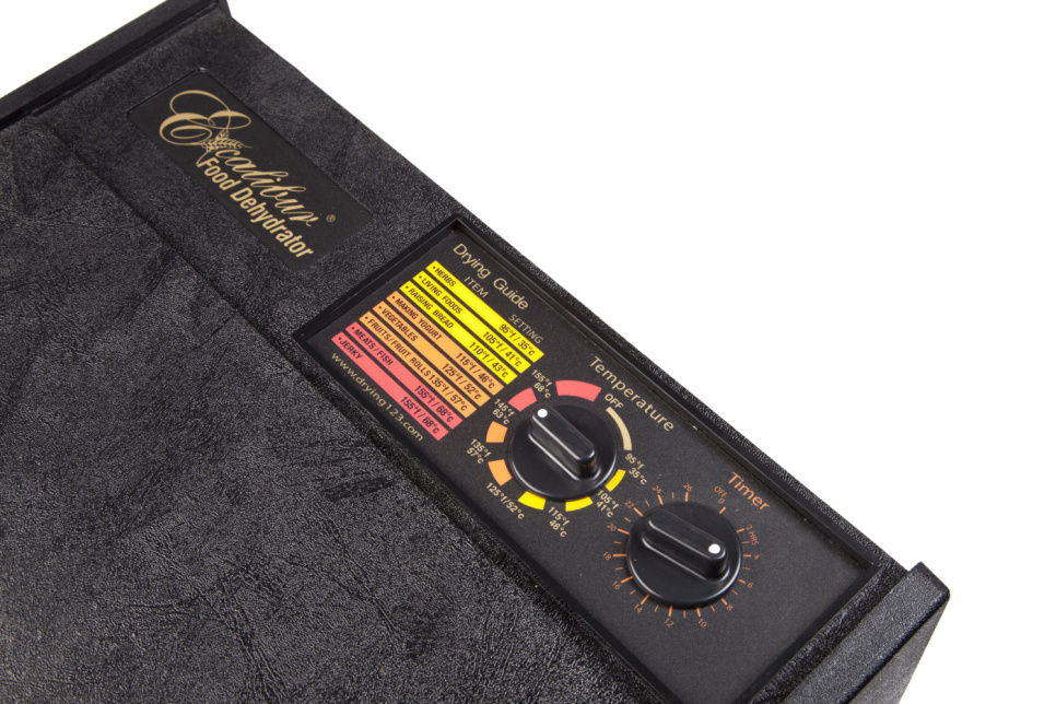 Tørreskab med 9 bakker 4926T, Sort/sort - Excalibur