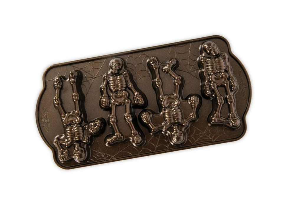 Bageform, Spooky Skeleton Cakelet Pan - Nordic Ware i gruppen Bagning / Bageforme / Bageforme hos The Kitchen Lab (1422-22035)